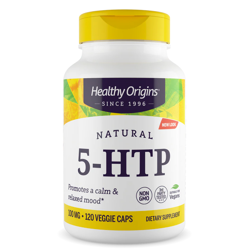 Healthy Origins 5-HTP 100 mg | 120 Veggie Caps