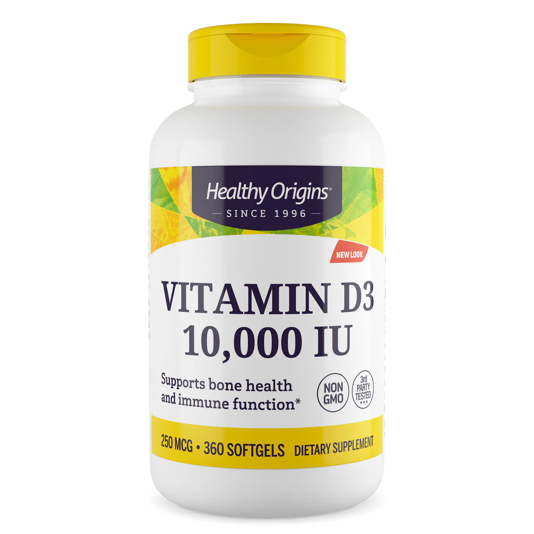 Healthy Origins Vitamin D3 10,000 IU (250 mcg) | 360 Softgels