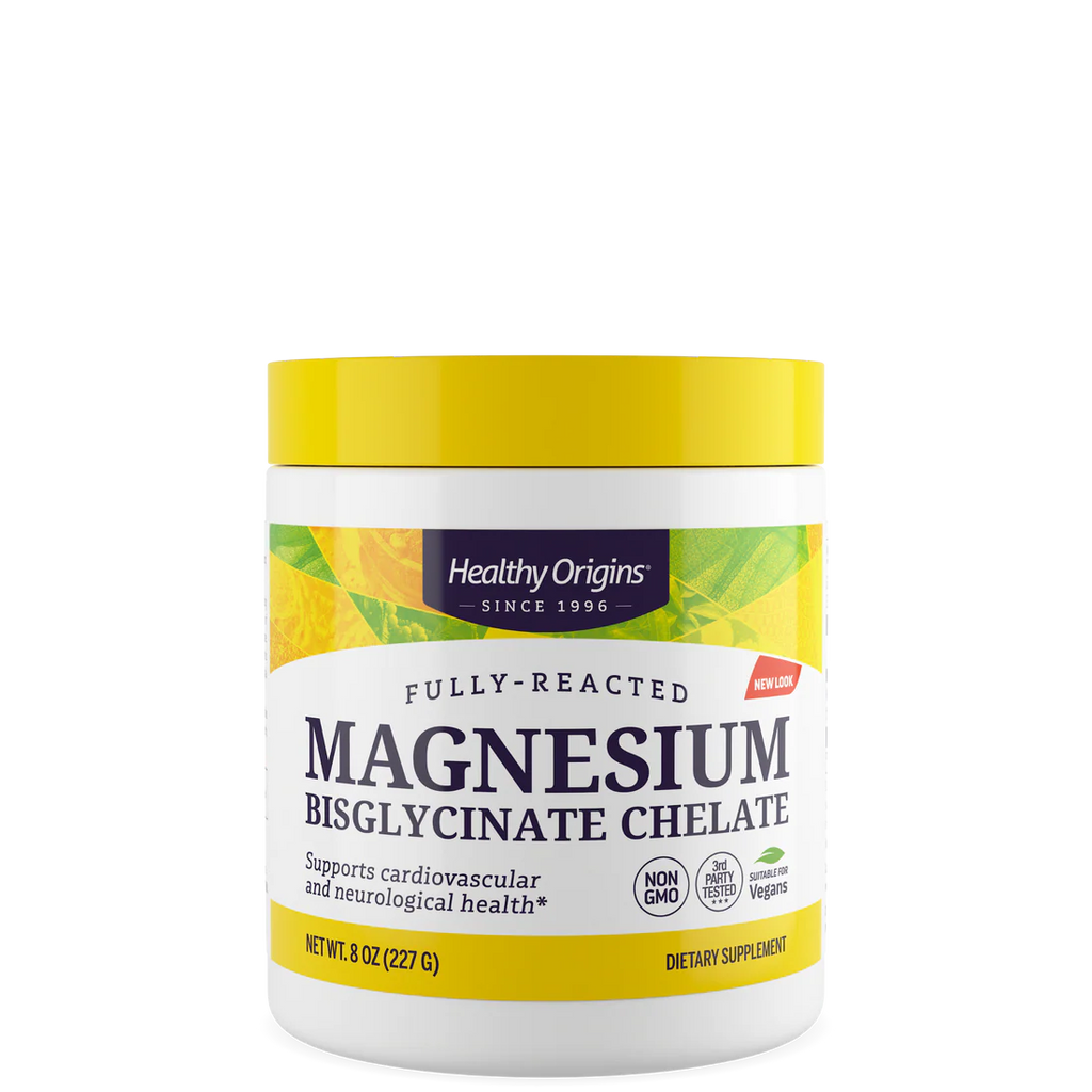 Healthy Origins Magnesium Bisglycinate Chelate Powder | 8 Oz