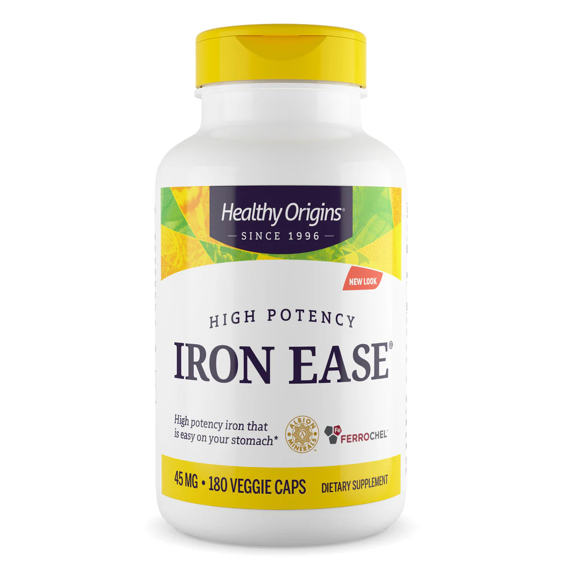 Healthy Origins Iron Ease® 45 mg | 180 Veggie Caps