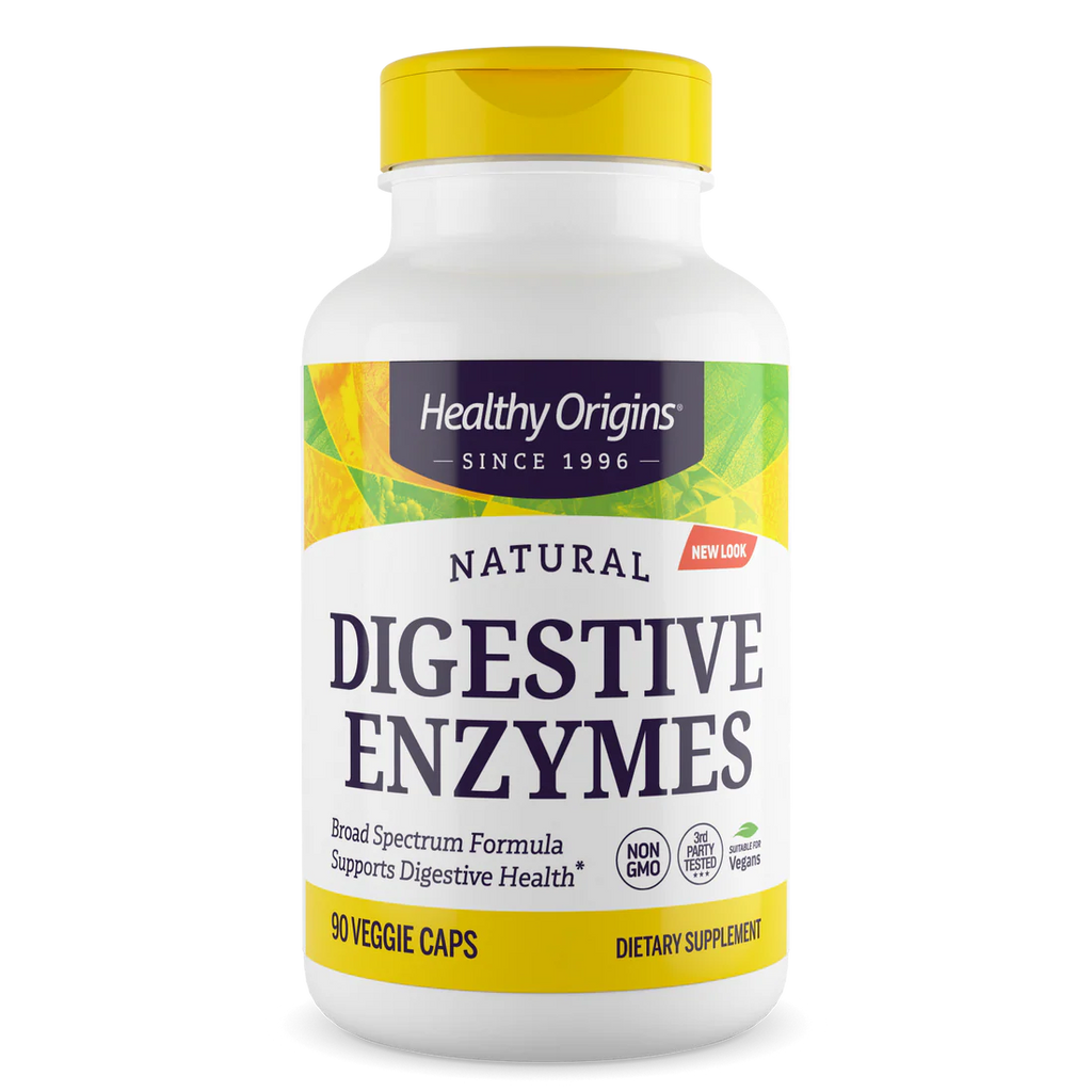 Healthy Origins Digestive Enzymes | 90 Veggie Caps
