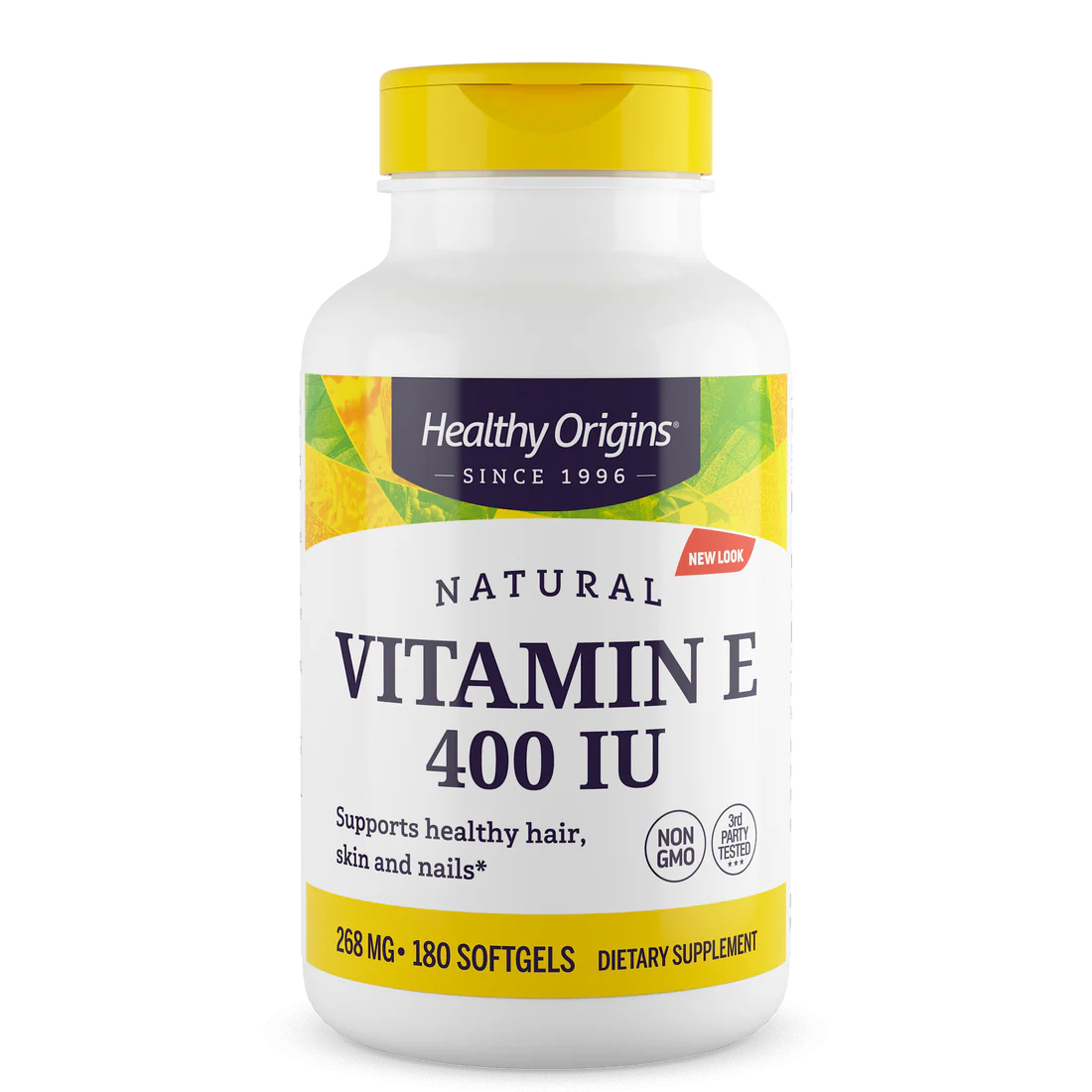 Healthy Origins Vitamin E 400 IU (268 mg) | 180 Softgels