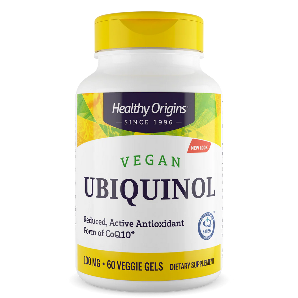 Healthy Origins Vegan Ubiquinol 100 mg | 60 Veggie Gels