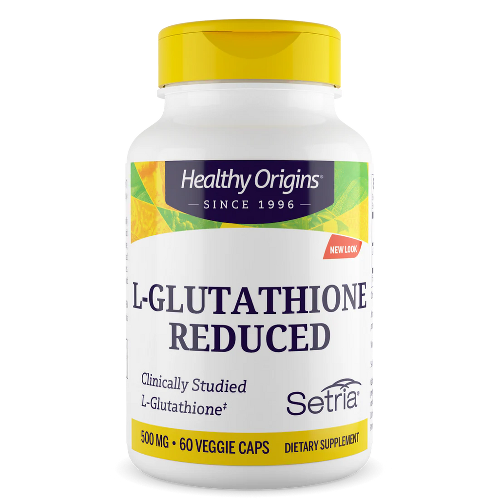 Healthy Origins L-Glutathione Reduced 500 mg | 60 Veggie Capsules