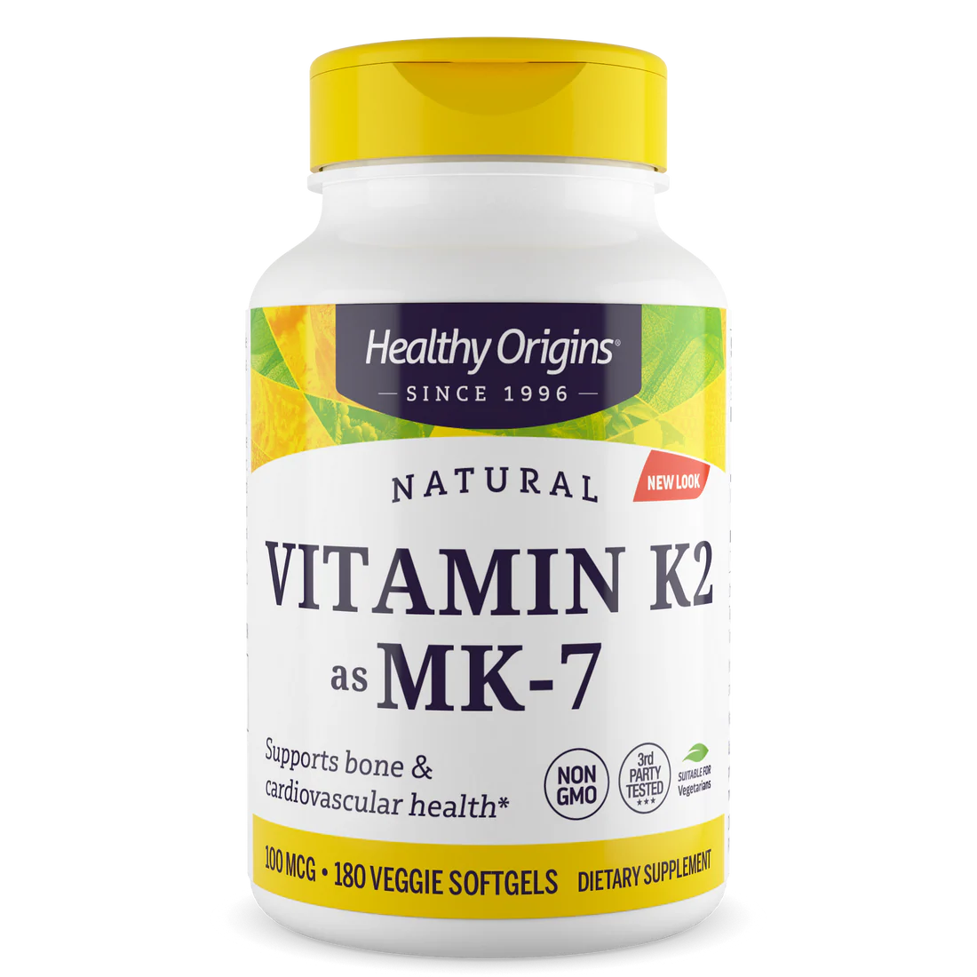 Healthy Origins Vitamin K2 as MK-7 100 mcg | 180 Veggie Softgels