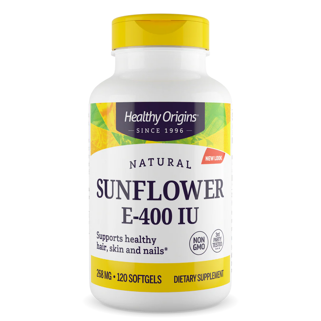 Healthy Origins Vitamin E 400 IU Sunflower (268 mg) | 120 Softgels