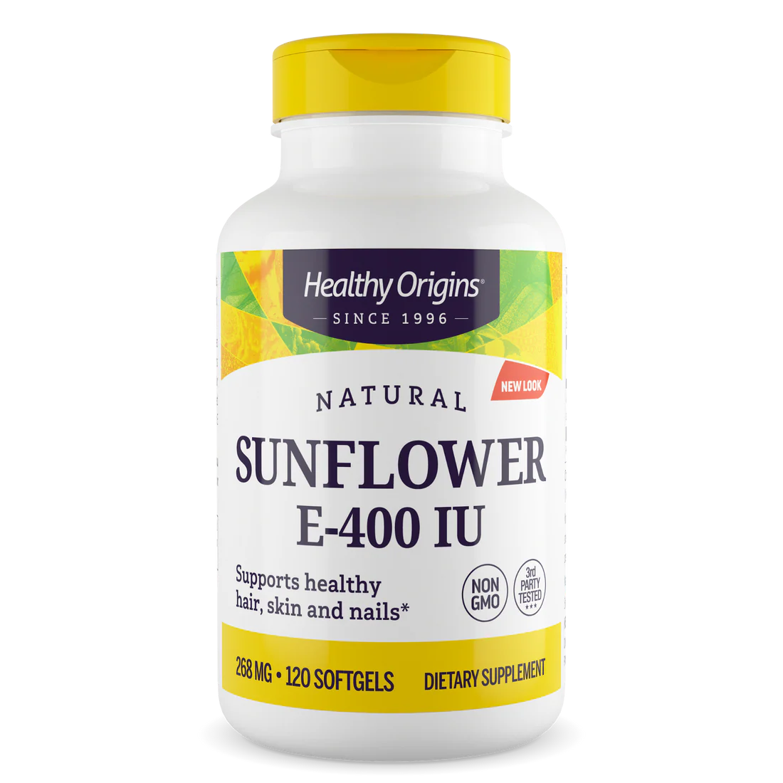 Healthy Origins Vitamin E 400 IU Sunflower (268 mg) | 120 Softgels