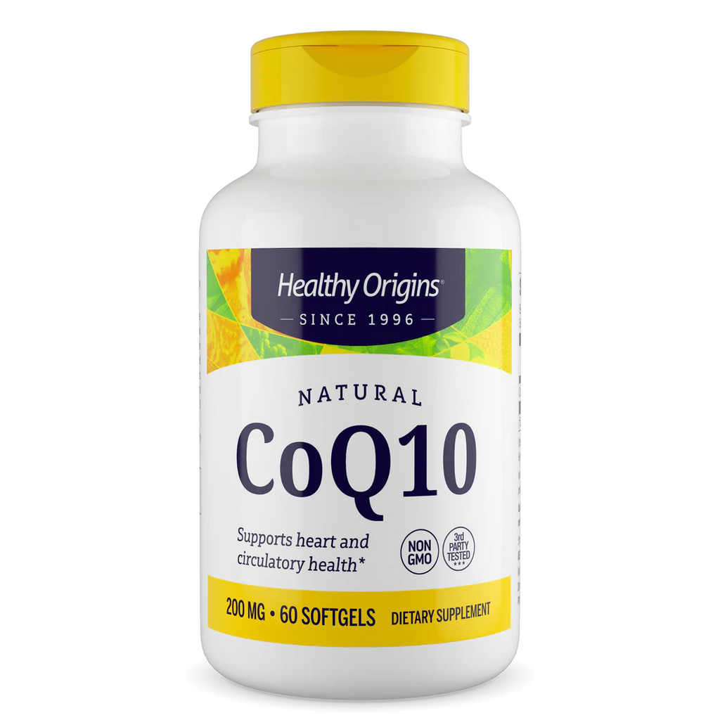Healthy Origins CoQ10 200 mg | 60 Softgels