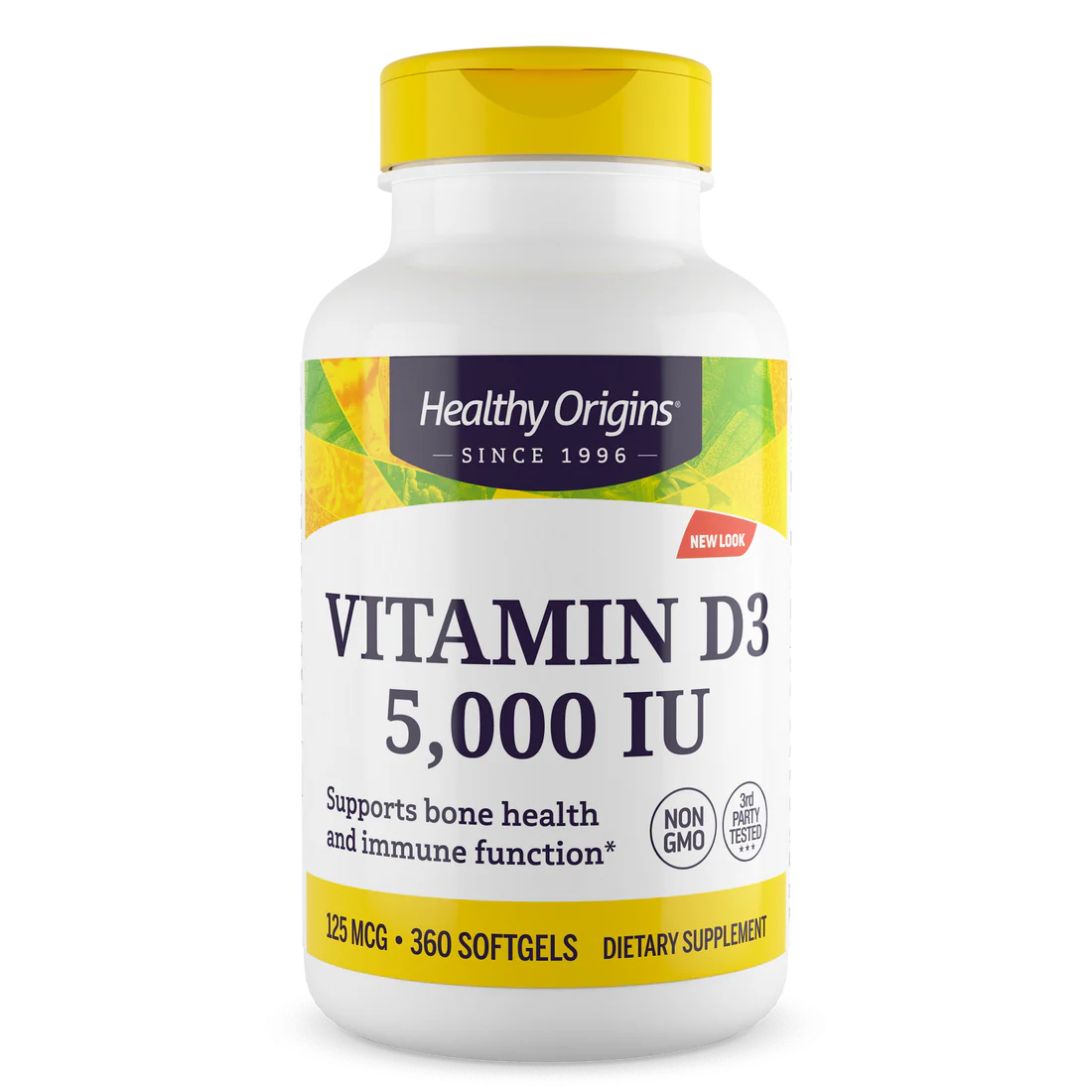 Healthy Origins Vitamin D3 5,000 IU | 360 Softgels