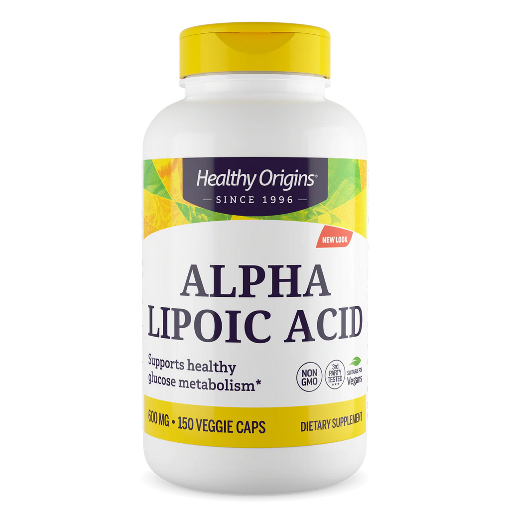 Healthy Origins Alpha Lipoic Acid 600 mg | 150 Veggie Caps