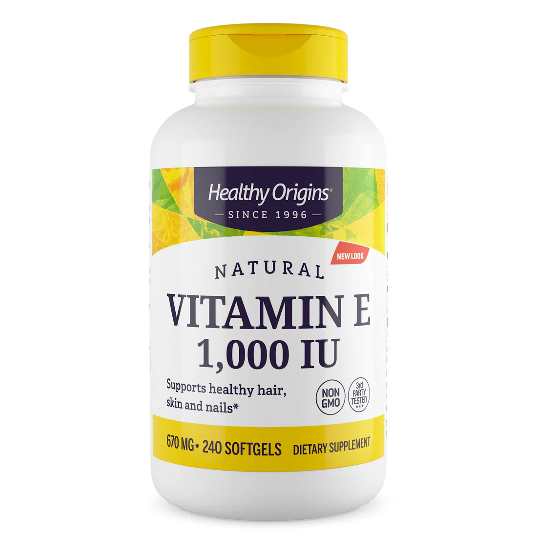 Healthy Origins Vitamin E 1,000 IU (670 mg) | 240 Softgels