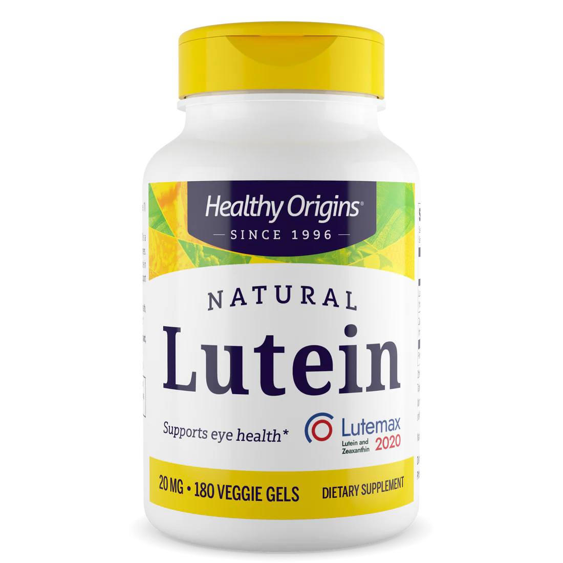 Healthy Origins Lutein (Lutemax® 2020) 20 mg | 180 Veggie Softgels