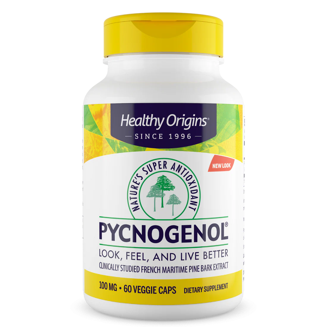 Healthy Origins Pycnogenol 100 mg | 60 Veggie Capsules