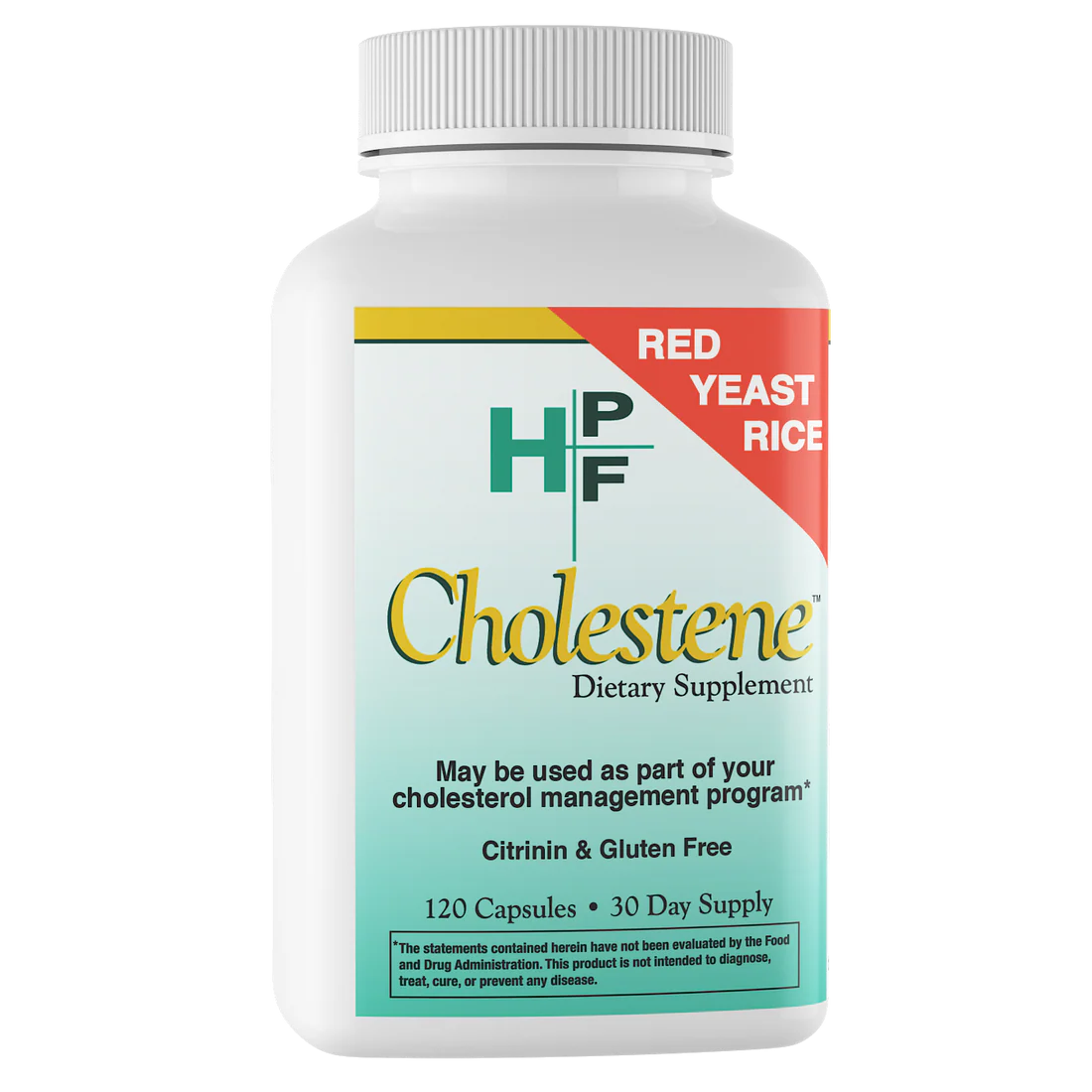 Healthy Origins HPF Cholestene (Red Yeast Rice) 600 mg | 120 Capsules