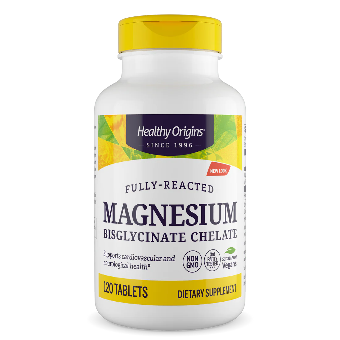 Healthy Origins Magnesium Bisglycinate Chelate | 120 Tablets