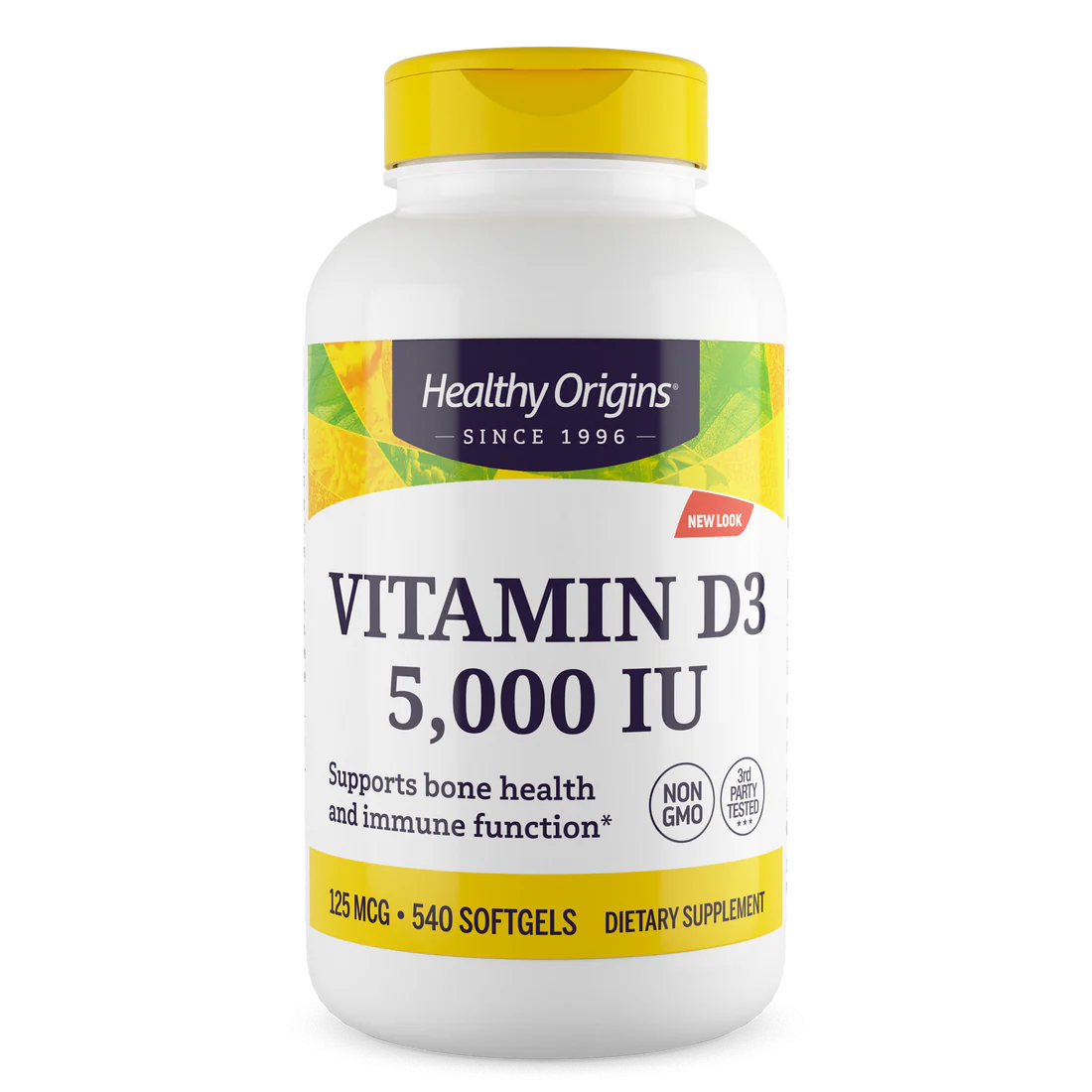 Healthy Origins Vitamin D3 5,000 IU | 540 Softgels