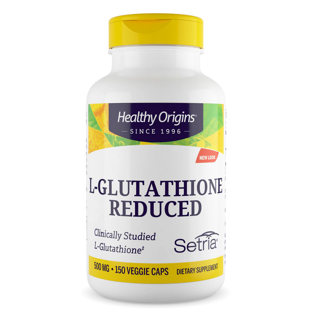 Healthy Origins L-Glutathione Reduced 500 mg | 150 Veggie Capsules