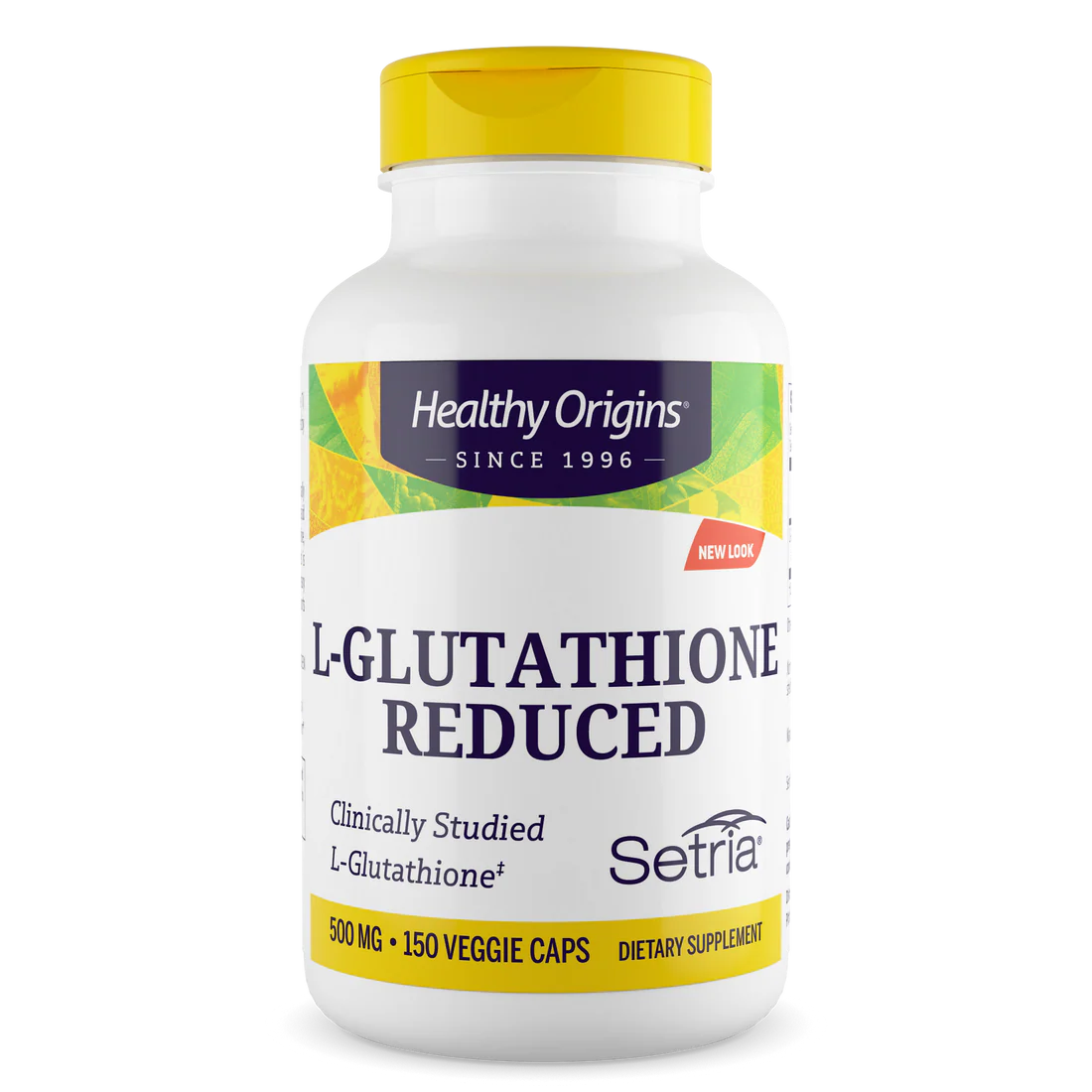 Healthy Origins L-Glutathione Reduced 500 mg | 150 Veggie Capsules