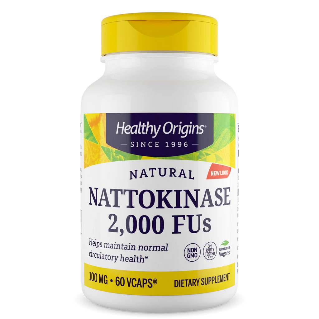 Healthy Origins Nattokinase 100 mg (2,000 FUs) | 60 Veggie Capsules