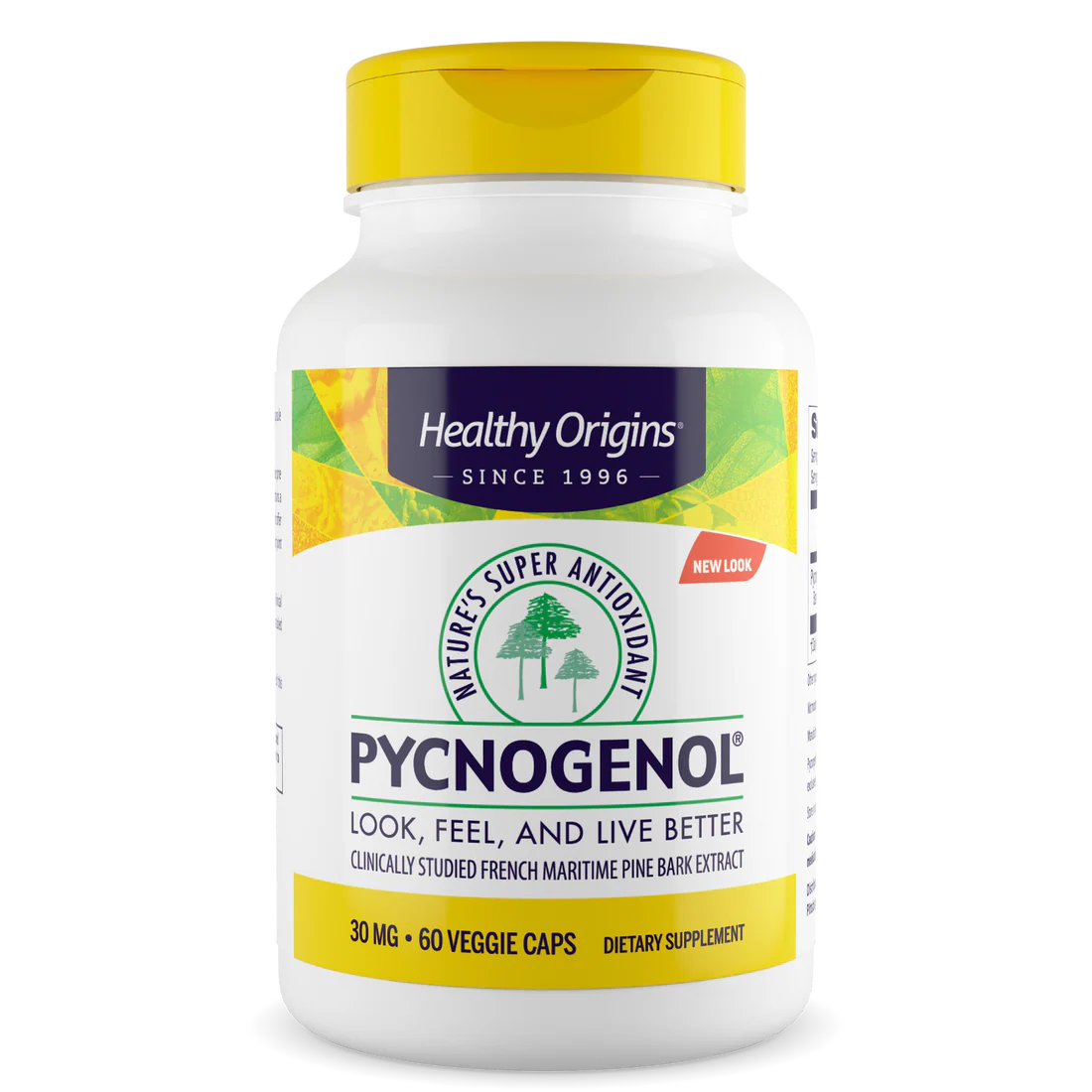 Healthy Origins Pycnogenol 30 mg | 60 Veggie Capsules