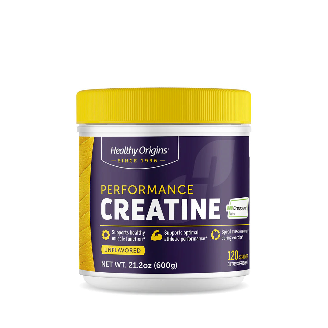 Healthy Origins Creatine (Creapure) Powder | 21.2 Oz