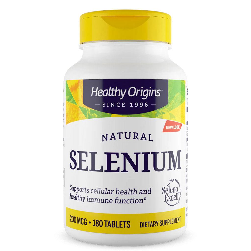 Healthy Origins Selenium Tablets 200 mcg | 180 Tablets