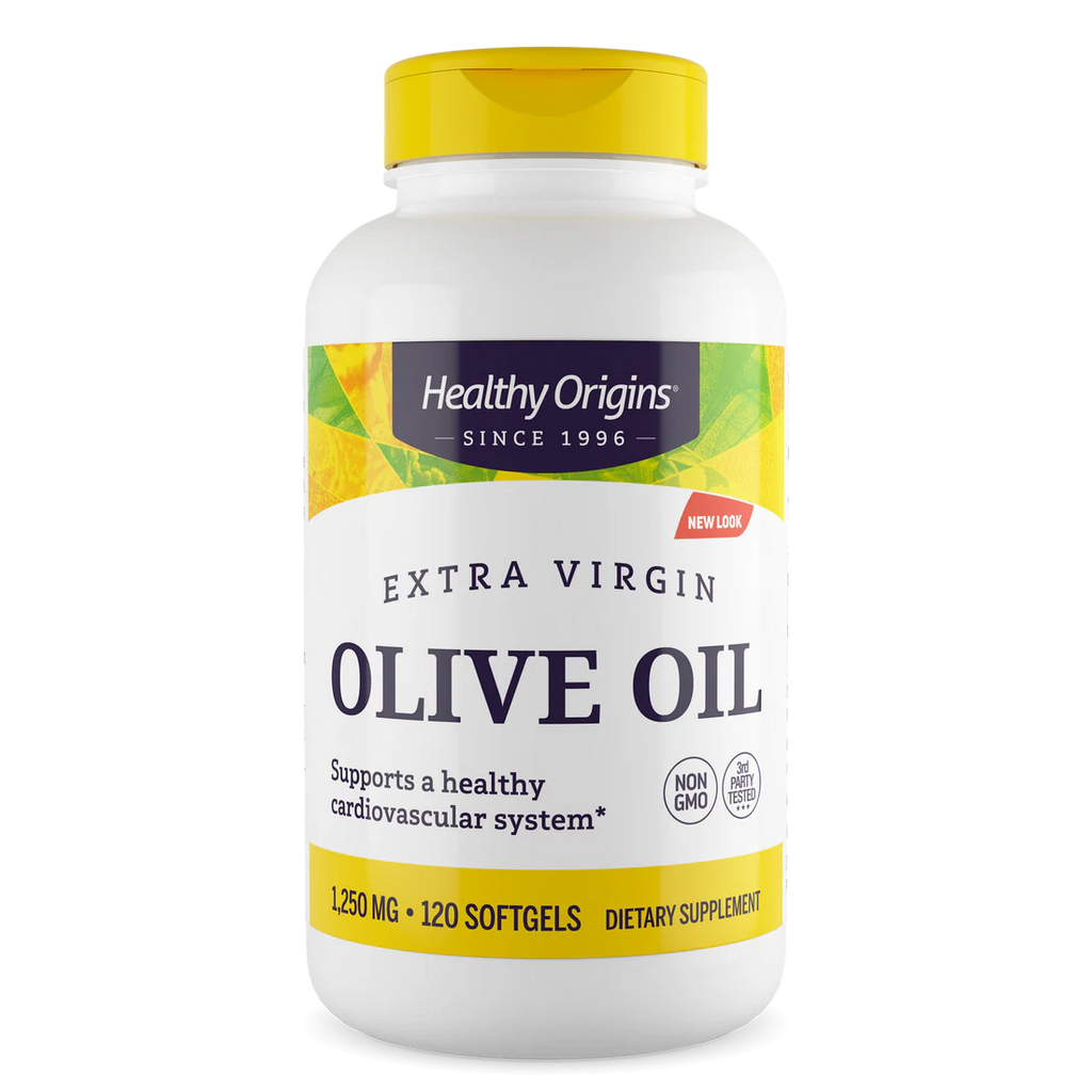 Healthy Origins Extra Virgin Olive Oil 1250 mg | 120 Softgels
