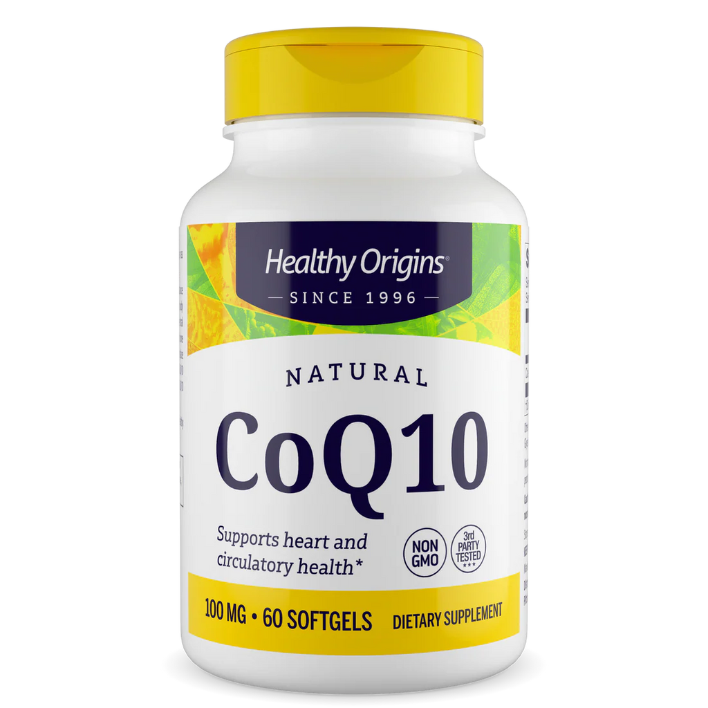 Healthy Origins CoQ10 100 mg | 60 Softgels