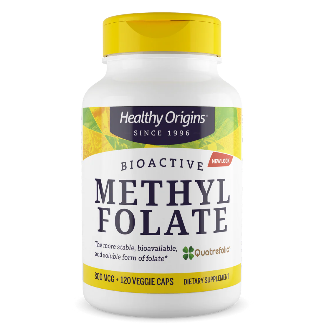 Healthy Origins Methyl Folate 800 mcg | 120 Veggie Capsules