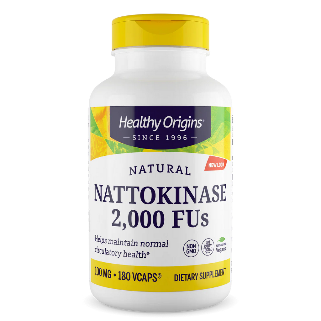 Healthy Origins Nattokinase 100 mg (2,000 FUs) | 180 Veggie Capsules