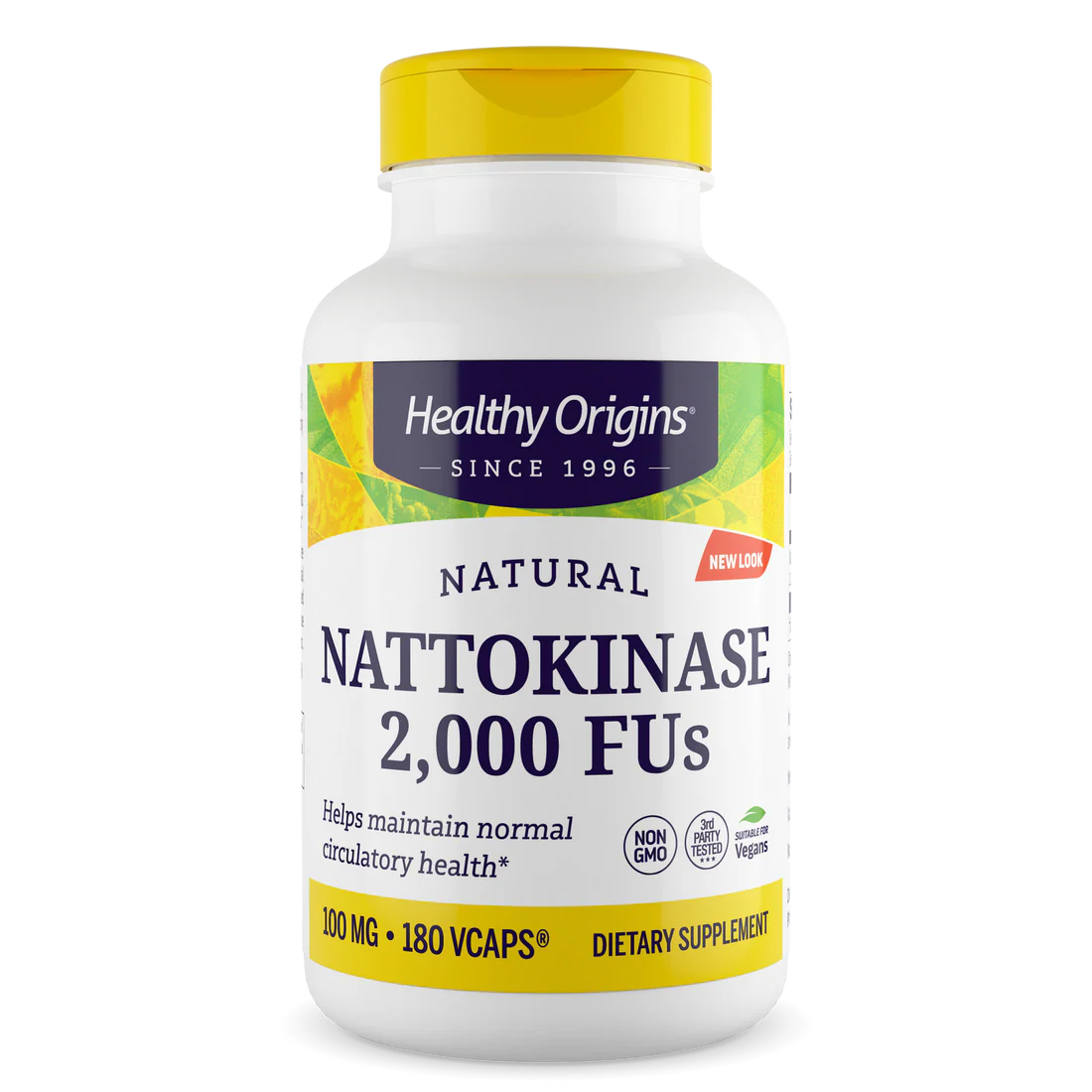 Healthy Origins Nattokinase 100 mg (2,000 FUs) | 180 Veggie Capsules