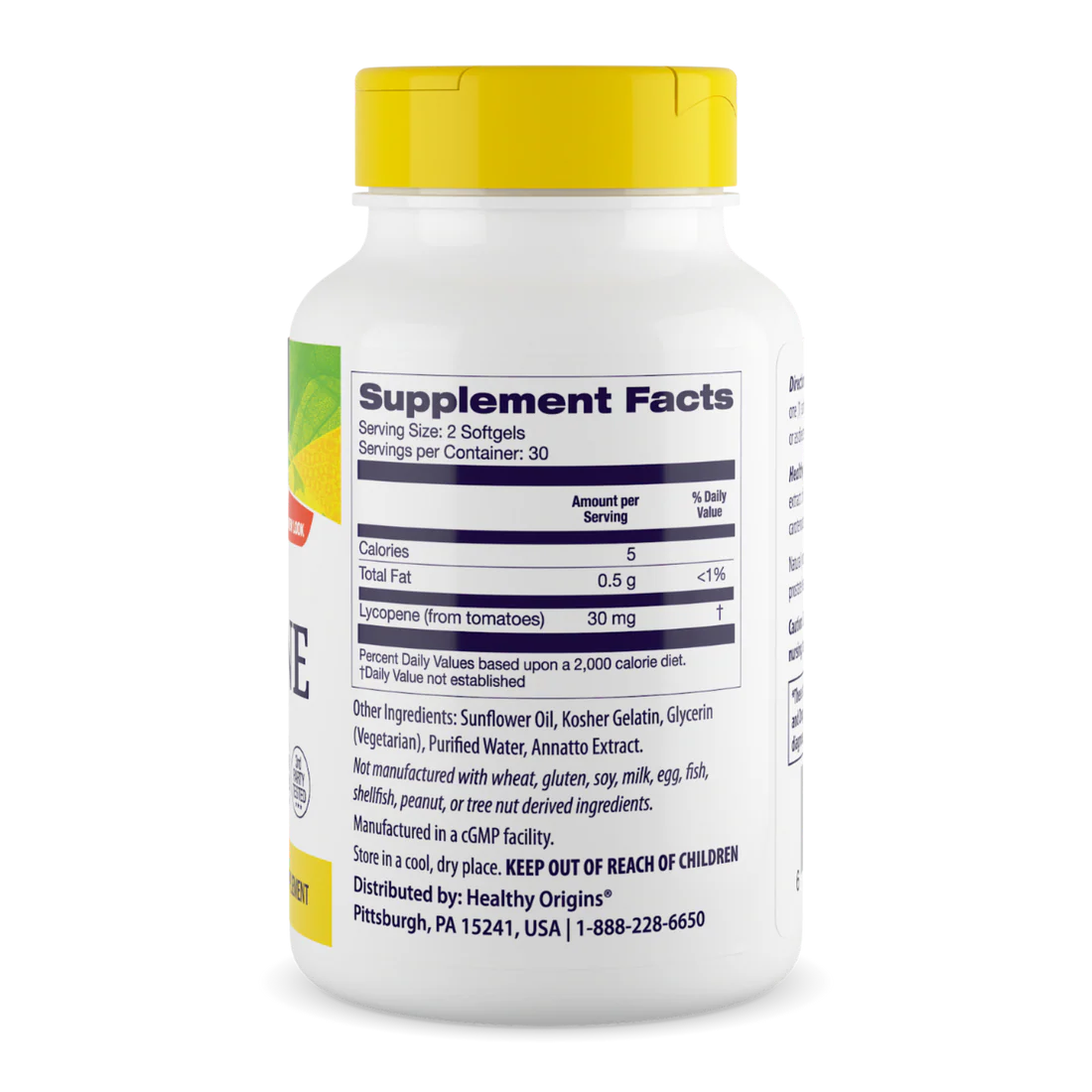 Healthy Origins Lycopene 15 mg | 60 Softgels