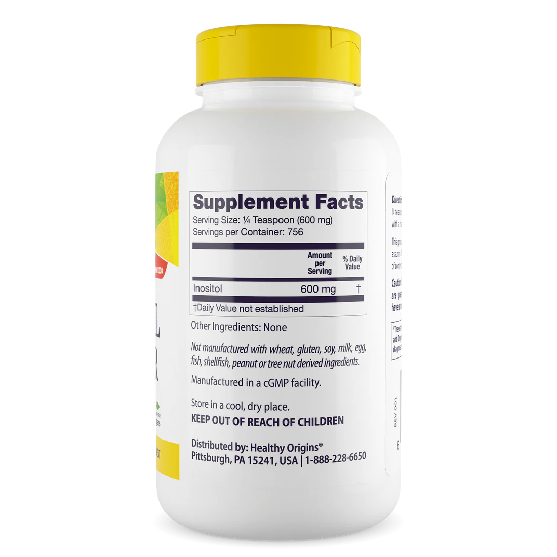 Healthy Origins Inositol | 16 Oz Powder