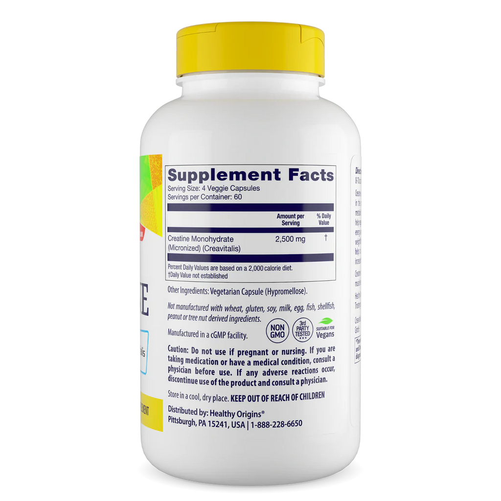 Healthy Origins Creatine (Creavitalis) | 240 Veggie Caps
