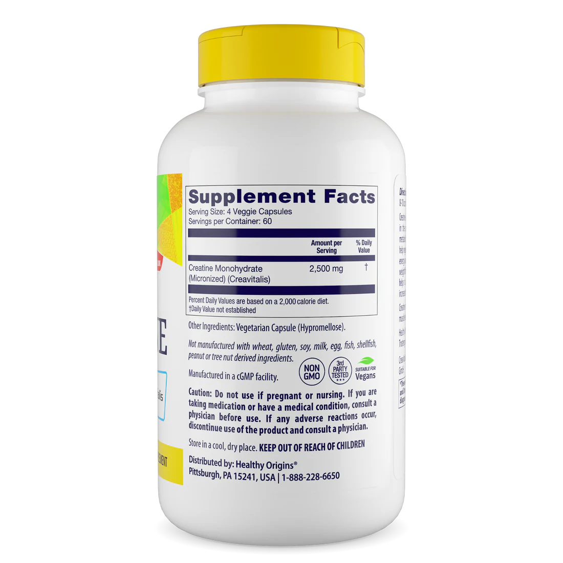 Healthy Origins Creatine (Creavitalis) | 240 Veggie Caps