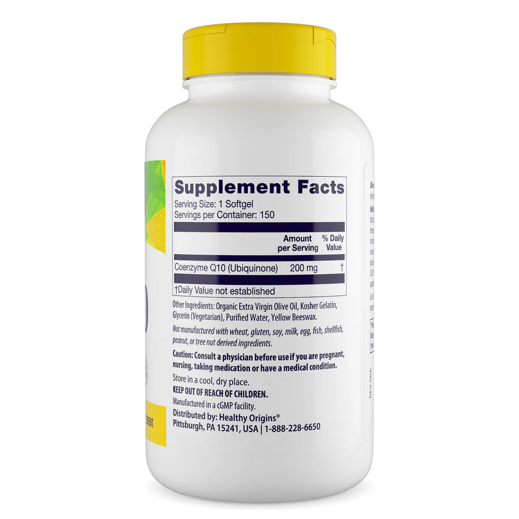 Healthy Origins CoQ10 200 mg | 150 Softgels