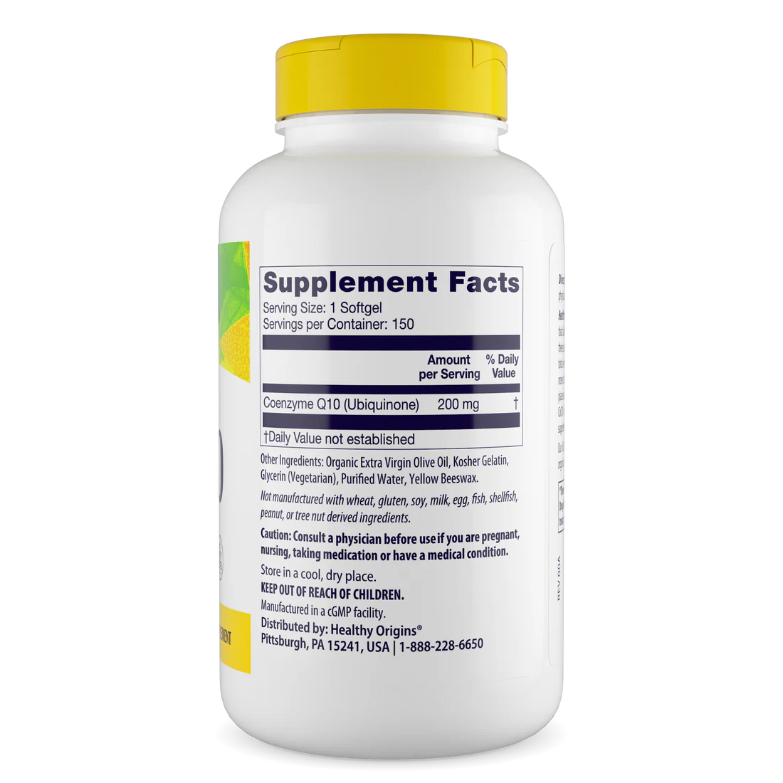 Healthy Origins CoQ10 200 mg | 150 Softgels