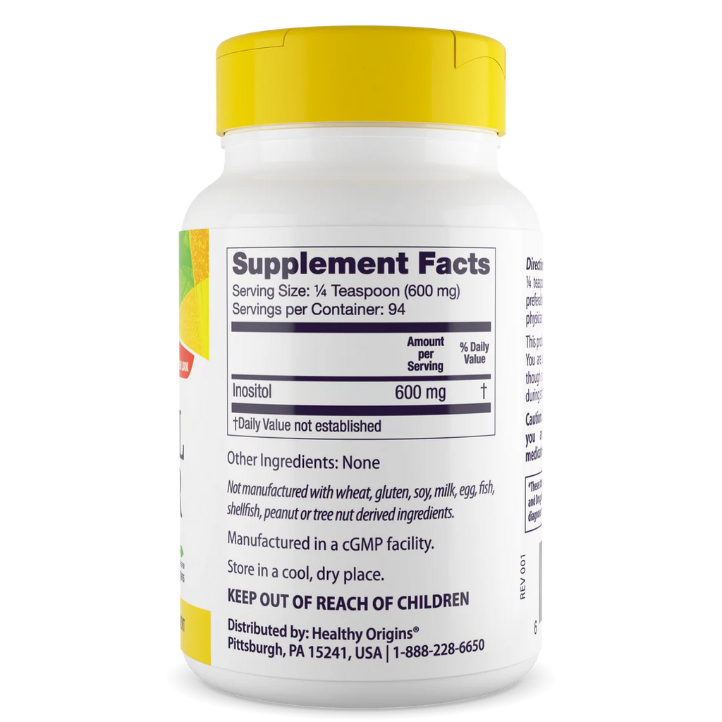 Healthy Origins Inositol | 2 Oz Powder