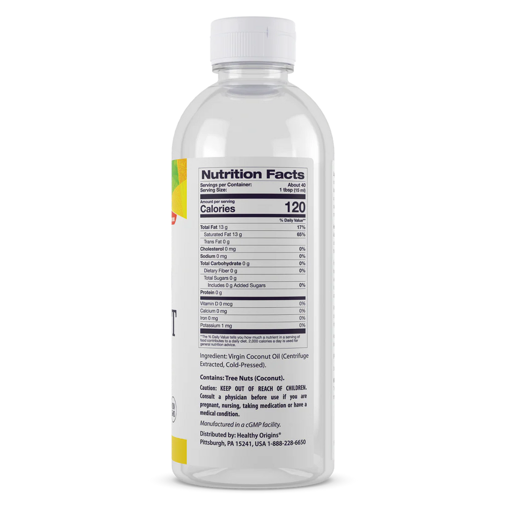 Healthy Origins Coconut Oil | 20 Oz