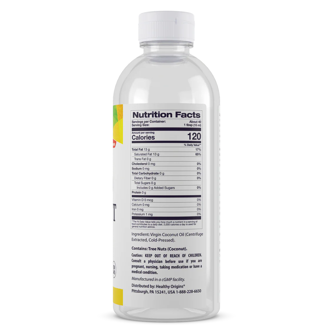 Healthy Origins Coconut Oil | 20 Oz