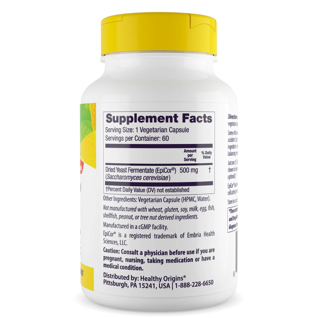 Healthy Origins EpiCor 500 mg | 60 Veggie Caps