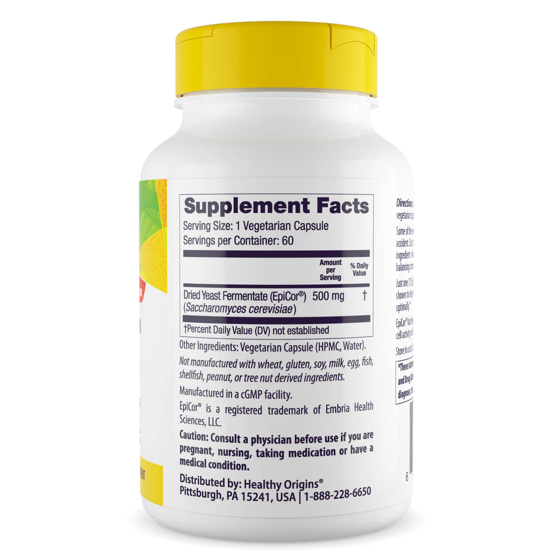 Healthy Origins EpiCor 500 mg | 60 Veggie Caps