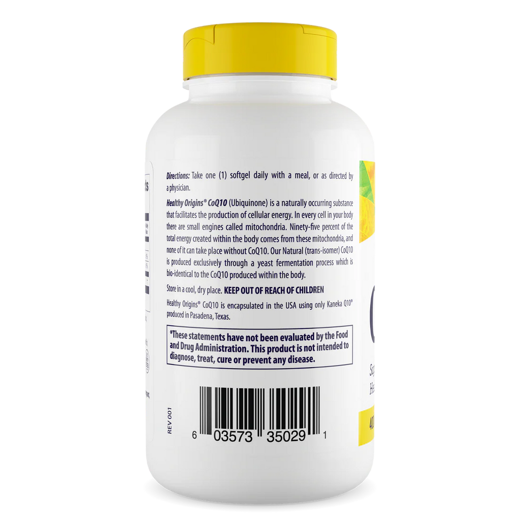 Healthy Origins CoQ10 400 mg | 150 Softgels