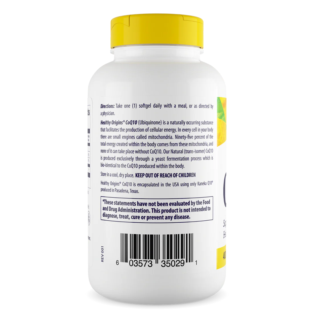 Healthy Origins CoQ10 400 mg | 150 Softgels