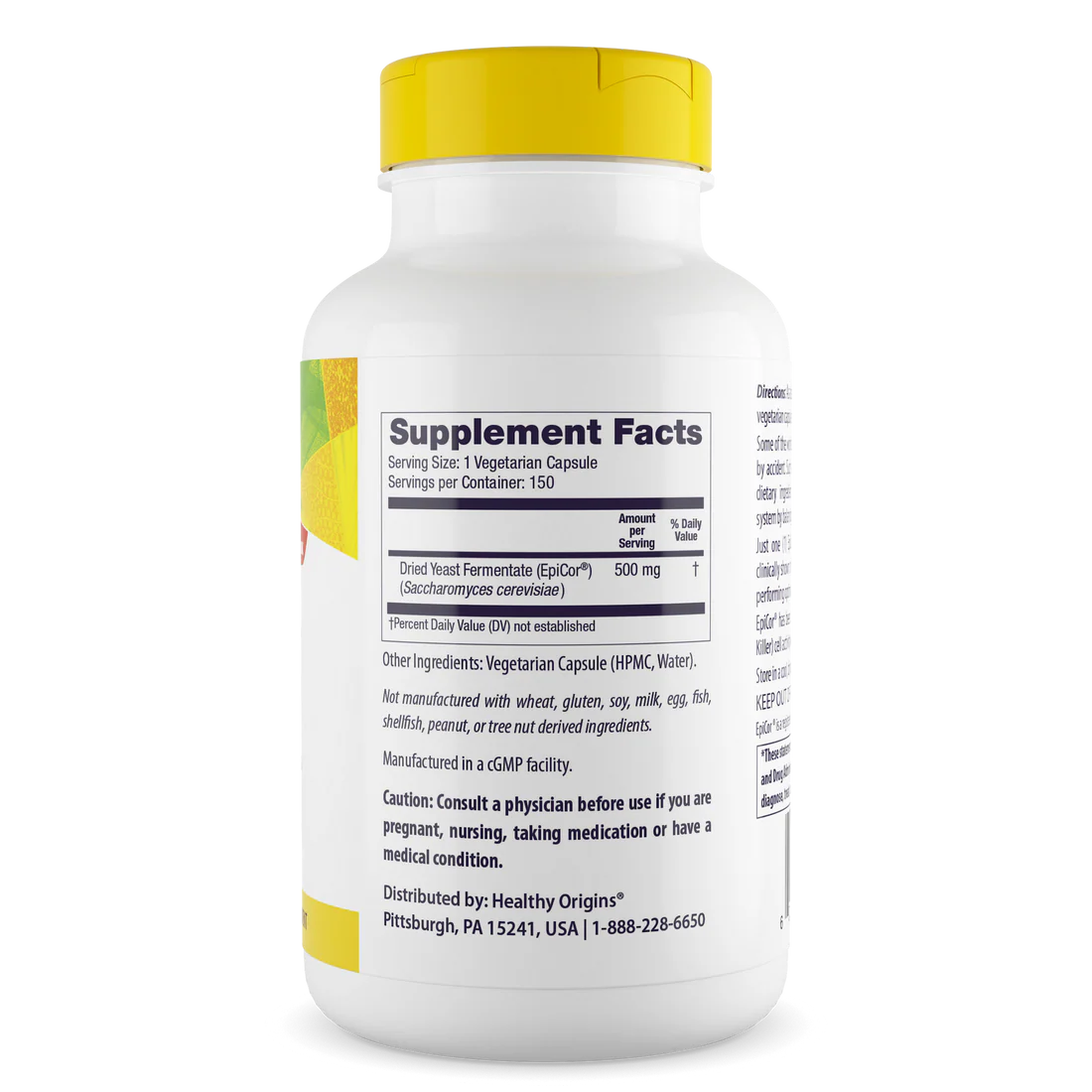 Healthy Origins EpiCor 500 mg | 150 Veggie Capsules