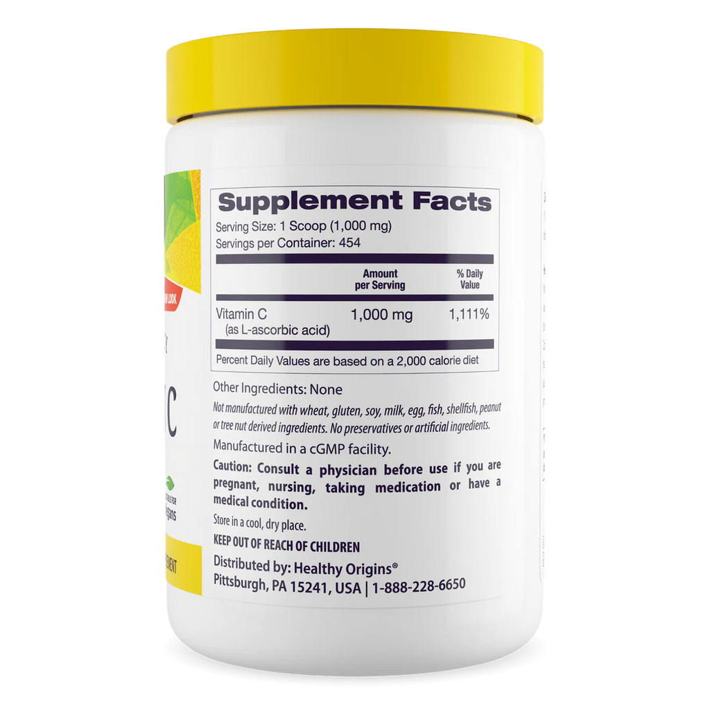 Healthy Origins Vitamin C Powder | 16 Oz