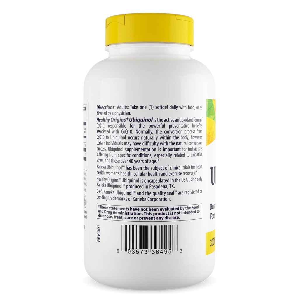 Healthy Origins Ubiquinol 300 mg | 150 Softgels