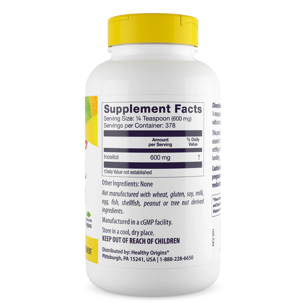 Healthy Origins Inositol | 8 Oz Powder
