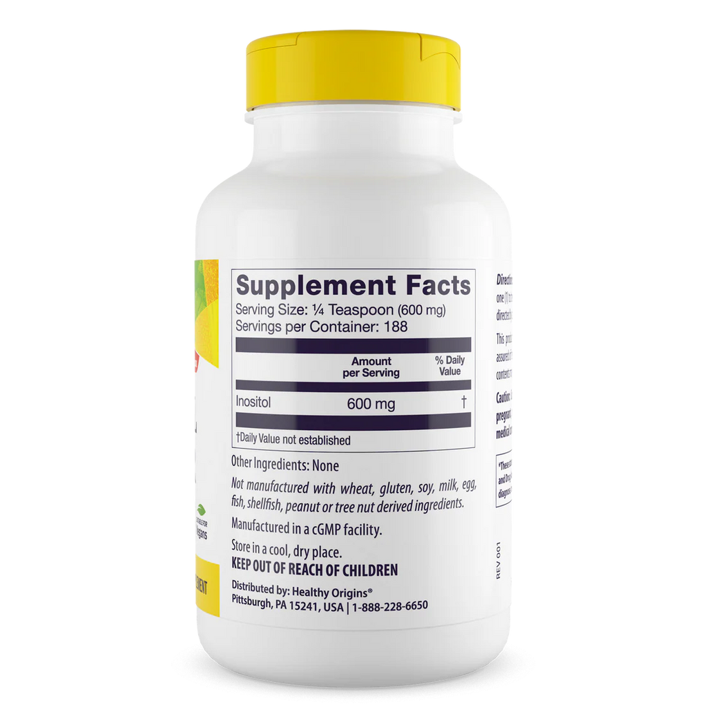 Healthy Origins Inositol | 4 Oz Powder