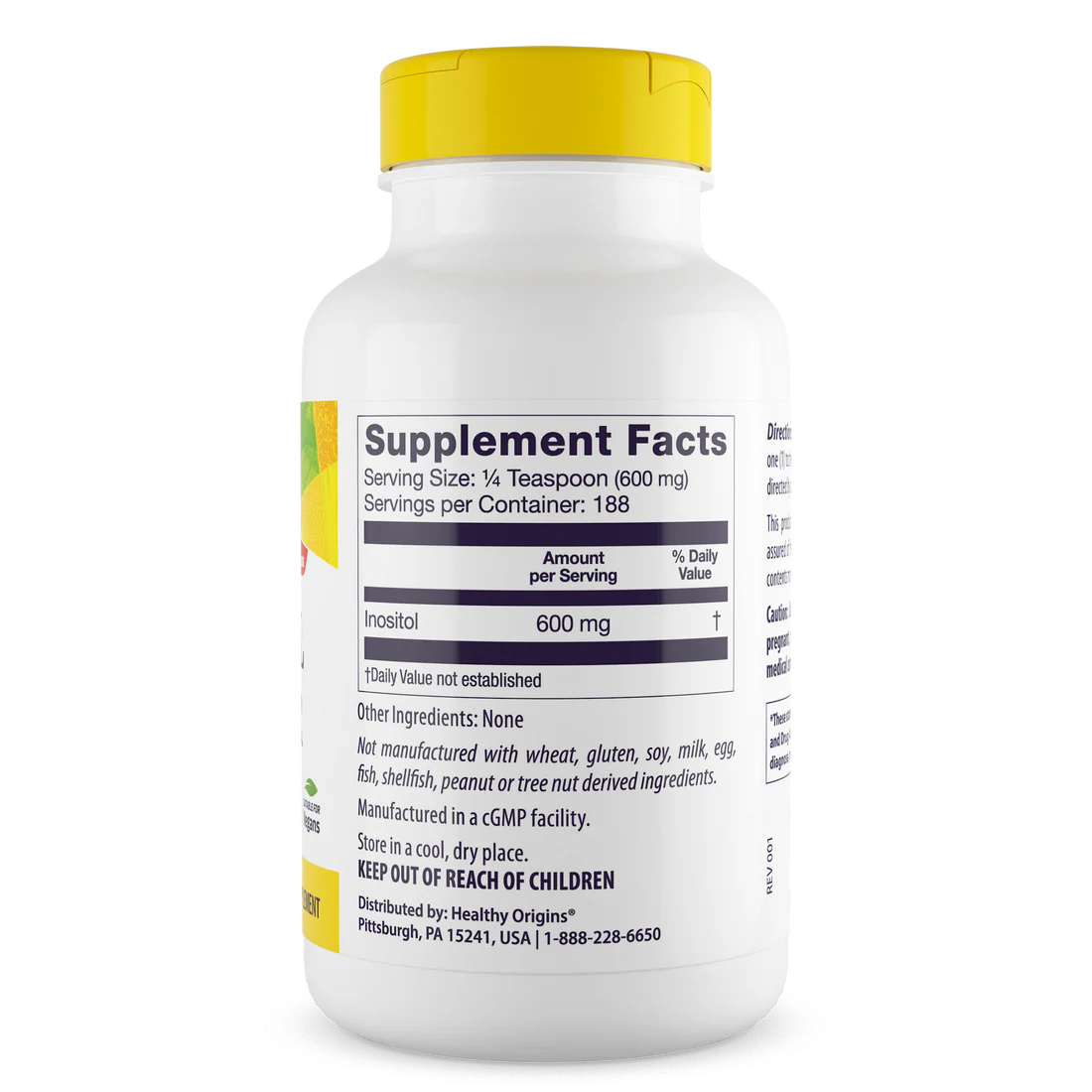 Healthy Origins Inositol | 4 Oz Powder